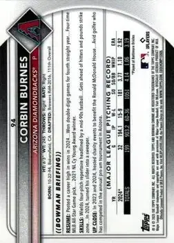 Back of Corbin Burnes