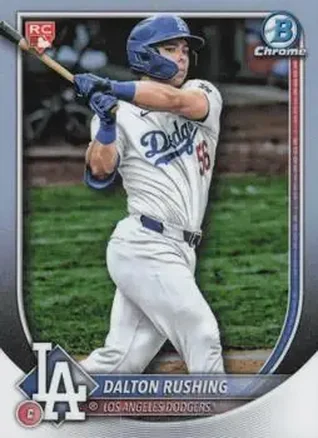 2025 Bowman Chrome #100b Dalton Rushing
