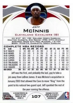 Reverso de Jeff McInnis