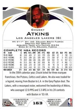 Chucky Atkins back