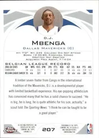 Retro di D.J. Mbenga