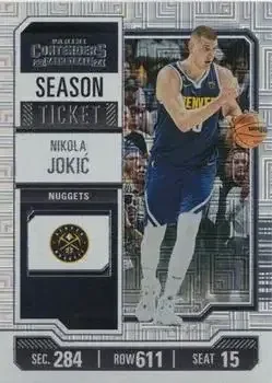 2023-24 Panini Contenders #1 Nikola Jokić