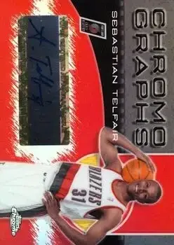 2004-05 Topps Chrome #CH-ST Chromographs Refractors Sebastian Telfair