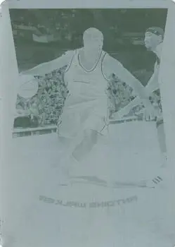 2004-05 Topps Chrome #131 Printing Plates Cyan Antoine Walker