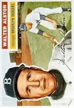 1956 Topps #8 Walter Alston