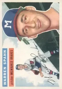 1956 Topps #10 Warren Spahn