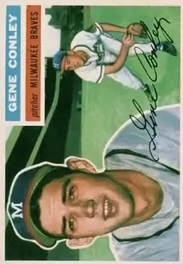 1956 Topps #17 Gene Conley