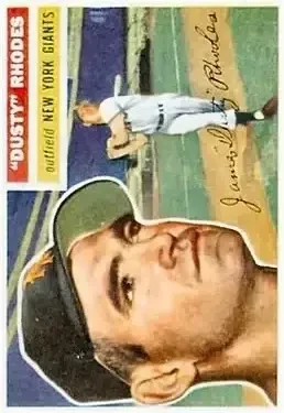 1956 Topps #50 Dusty Rhodes