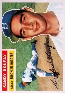 1956 Topps #79 - Sandy" Koufax - Brooklyn Dodgers