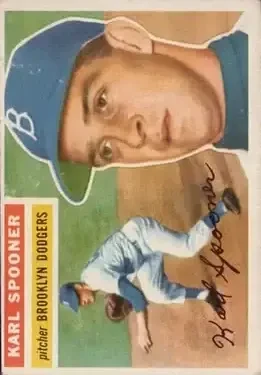 1956 Topps #83 Karl Spooner