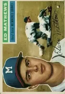 1956 Topps #107 Ed Mathews
