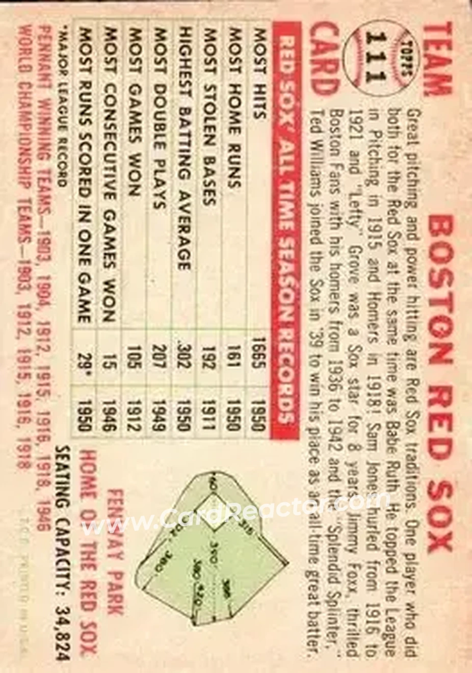 Back of Card #111