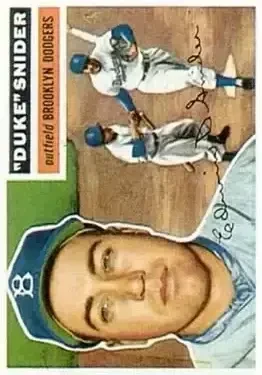 1956 Topps #150 Edwin "Duke" Snider
