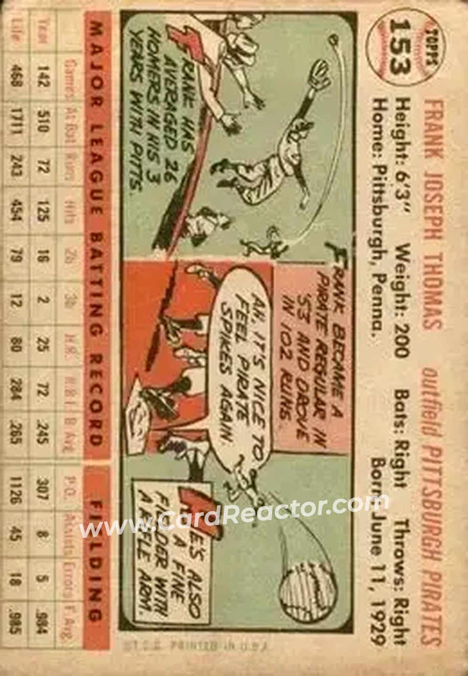 Back of Frank Thomas