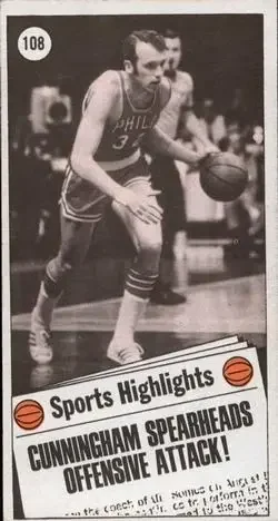 Back of Billy Cunningham