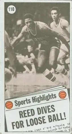 Back of Willis Reed