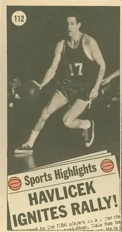Back of John Havlicek