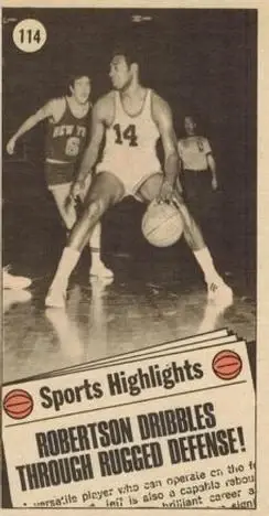 Back of Oscar Robertson