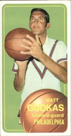 1970-71 Topps #124 - Matt Guokas - Philadelphia 76ers