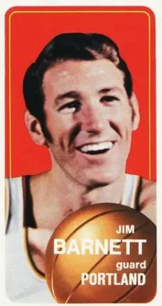 1970-71 Topps #142 - Jim Barnett - Portland Trail Blazers 1970-71 Topps #142 - Jim Barnett - Portland Trail Blazers