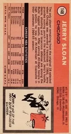 Back of Jerry Sloan