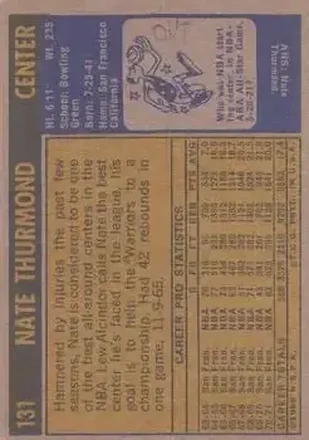Nate Thurmond Rückseite