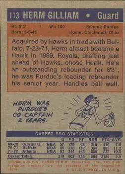 Back of Herm Gilliam