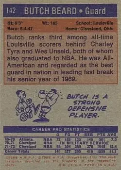 Back of Butch Beard