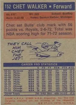 Back of Chet Walker