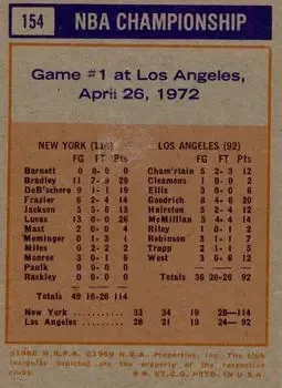 Back of Card #154