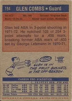 Back of Glen Combs