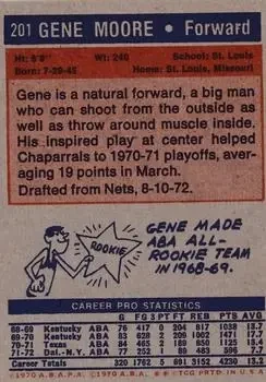 Back of Gene Moore