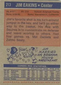 Back of Jim Eakins