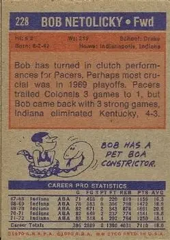 Back of Bob Netolicky
