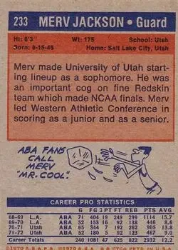 Back of Merv Jackson