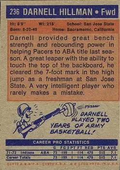 Back of Darnell Hillman