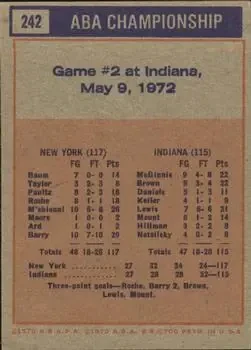 Back of Card #242