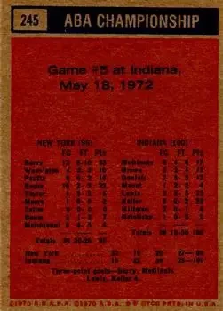 Back of Card #245