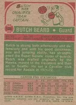 Back of Butch Beard