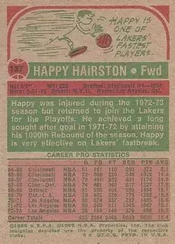 Back of Happy Hairston