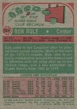 Back of Bob Rule