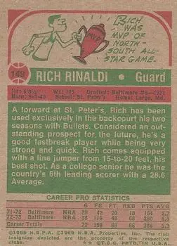 Back of Rich Rinaldi