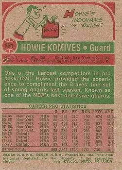 Back of Howie Komives