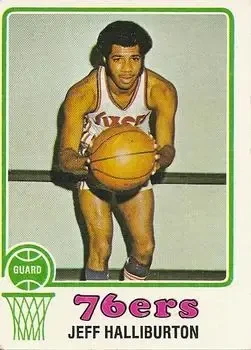 1973-74 Topps #163 Jeff Halliburton