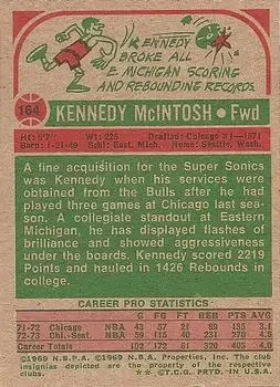 Back of Kennedy McIntosh