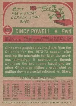 Back of Cincy Powell
