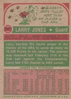 Back of Larry Jones