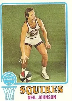 1973-74 Topps #188 - Neil Johnson - Virginia Squires 1973-74 Topps #188 - Neil Johnson - Virginia Squires