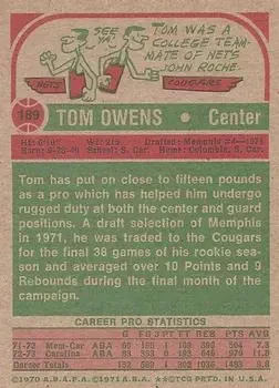 Back of Tom Owens