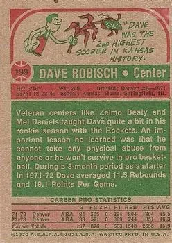 Back of Dave Robisch
